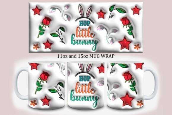 3d Inflated Hop Little Bunny Mug Wrap: A Guide to Vibrant Sublimation