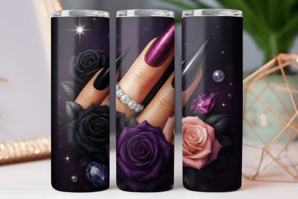 3d Nail Art Tumbler Wrap 20oz Png Skinny: A Practical Guide for Sublimation Creators