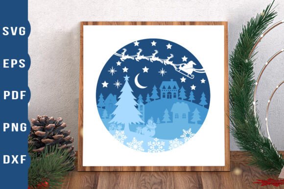 Evaluating the Christmas Sleigh 3D Layered Shadow Box for Holiday Crafting