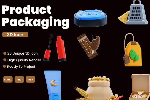 Evaluating the Product Packaging 3D Icon Pack for Modern Design Workflows