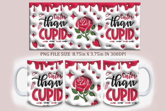 Integrating the 3D Inflated Cuter Than Cupid Mug Design into Your Creative Workflow