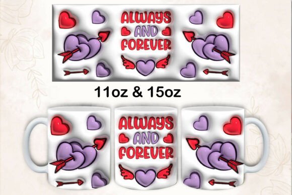 Mastering the 3d Inflated Always and Forever Mug Wrap for Professional Sublimation Workflows
