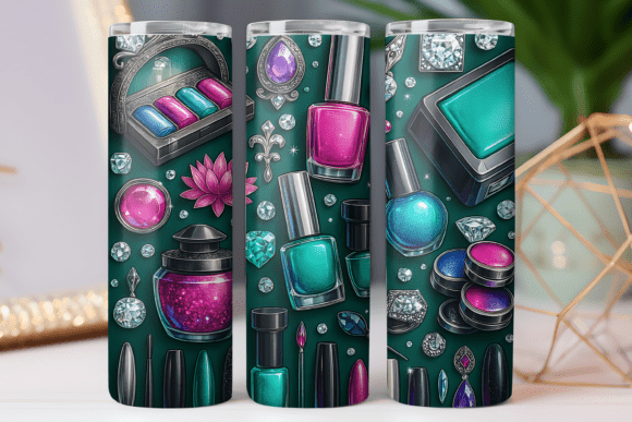 Mastering the 3d Nail Art Tumbler Wrap Photos Png 20oz for Professional Sublimation Results