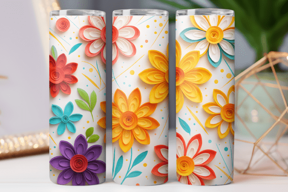 Mastering the Paper Floral 20oz Tumbler Wrap