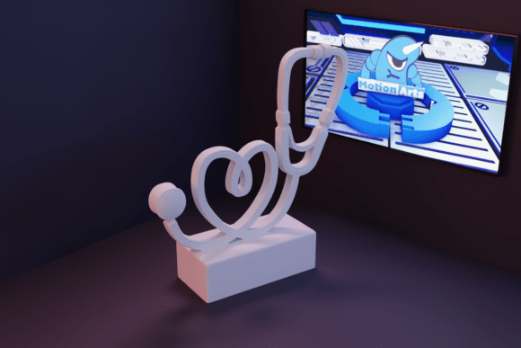 Stethoscope: A Symbol of Care in 3D