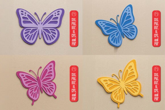 Transform Your Craft Projects with the 3D Butterfly Paper Cut SVG Bundle
